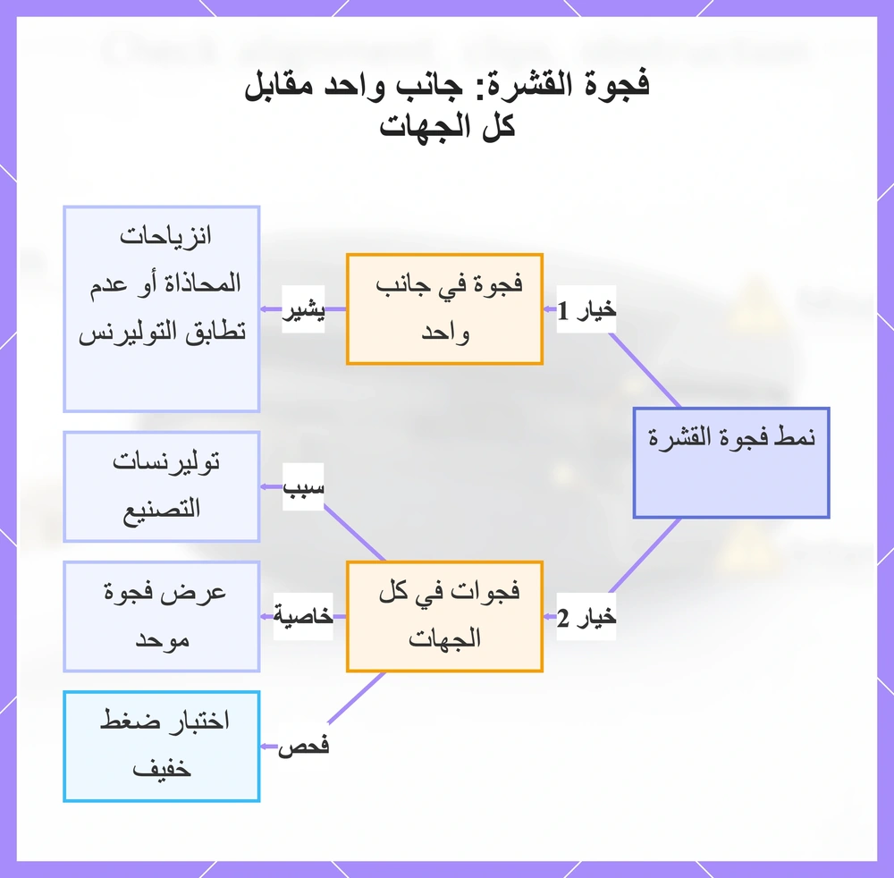 فجوة القشرة: جانب واحد مقابل كل الجهات