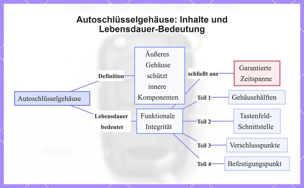 Autoschlüsselgehäuse: Inhalte und Lebensdauer-Bedeutung