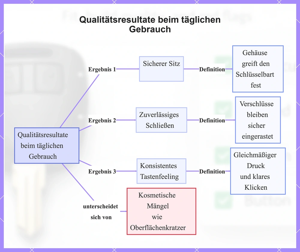Qualitätsresultate beim täglichen Gebrauch