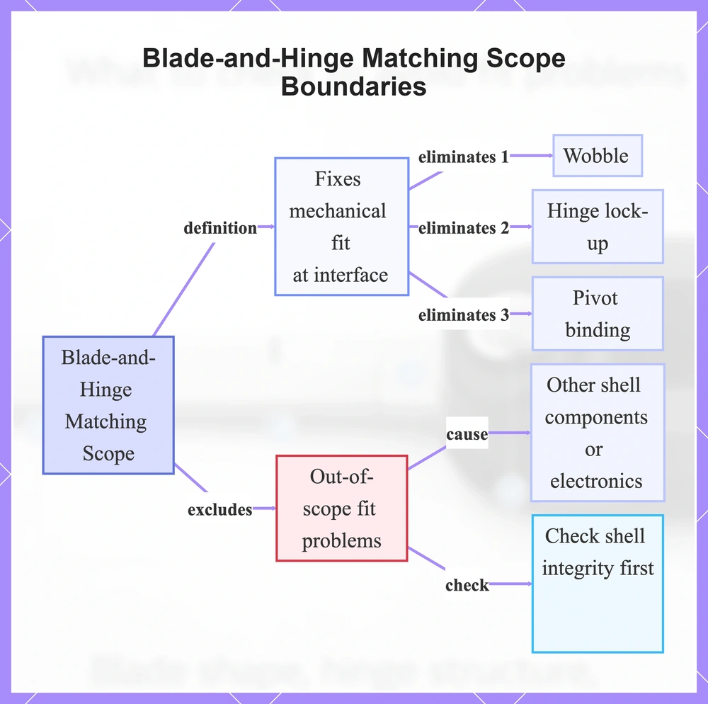 Blade-and-Hinge Matching Scope Boundaries