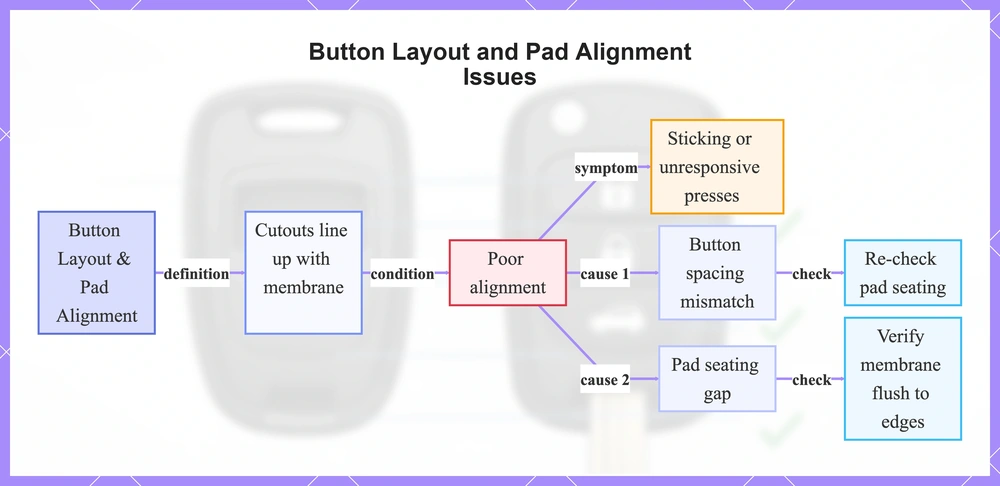 Button Layout and Pad Alignment Issues