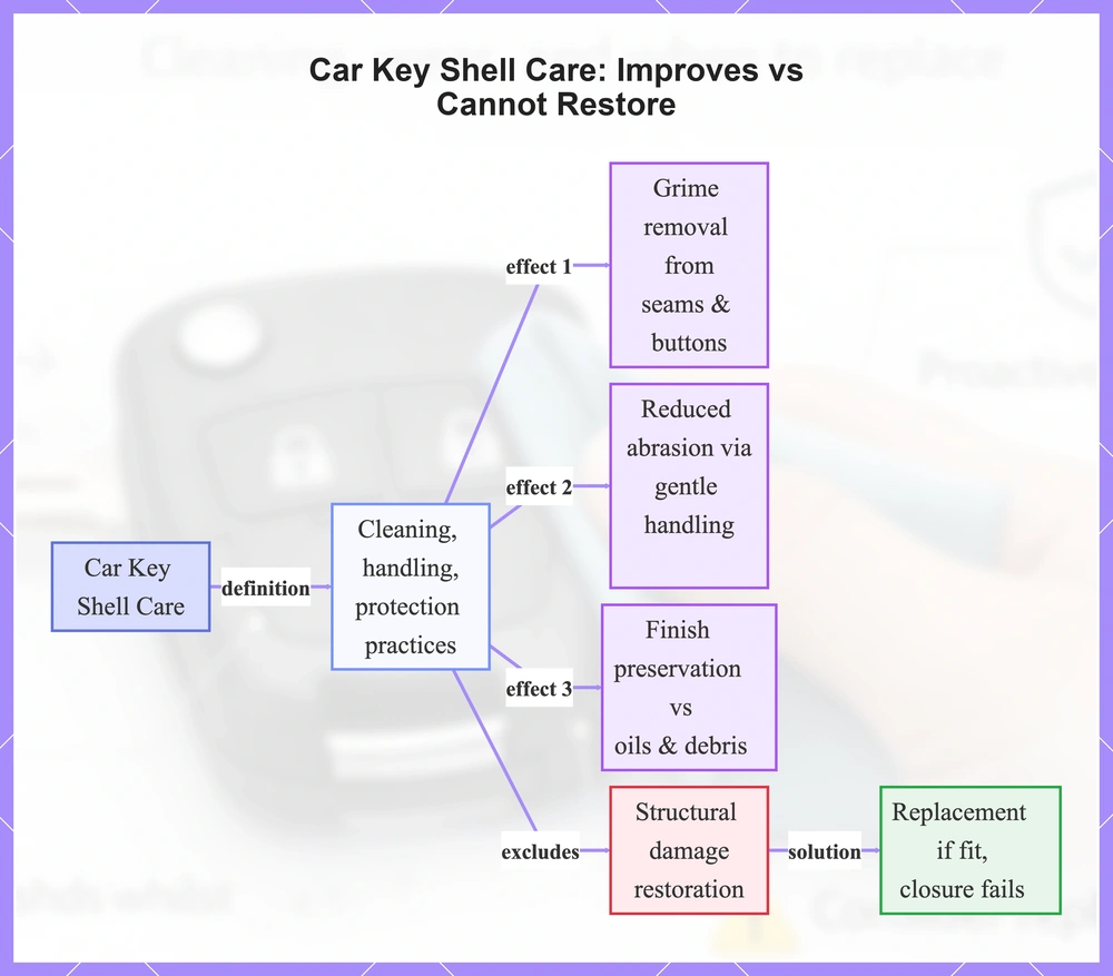 Car Key Shell Care: Improves vs Cannot Restore