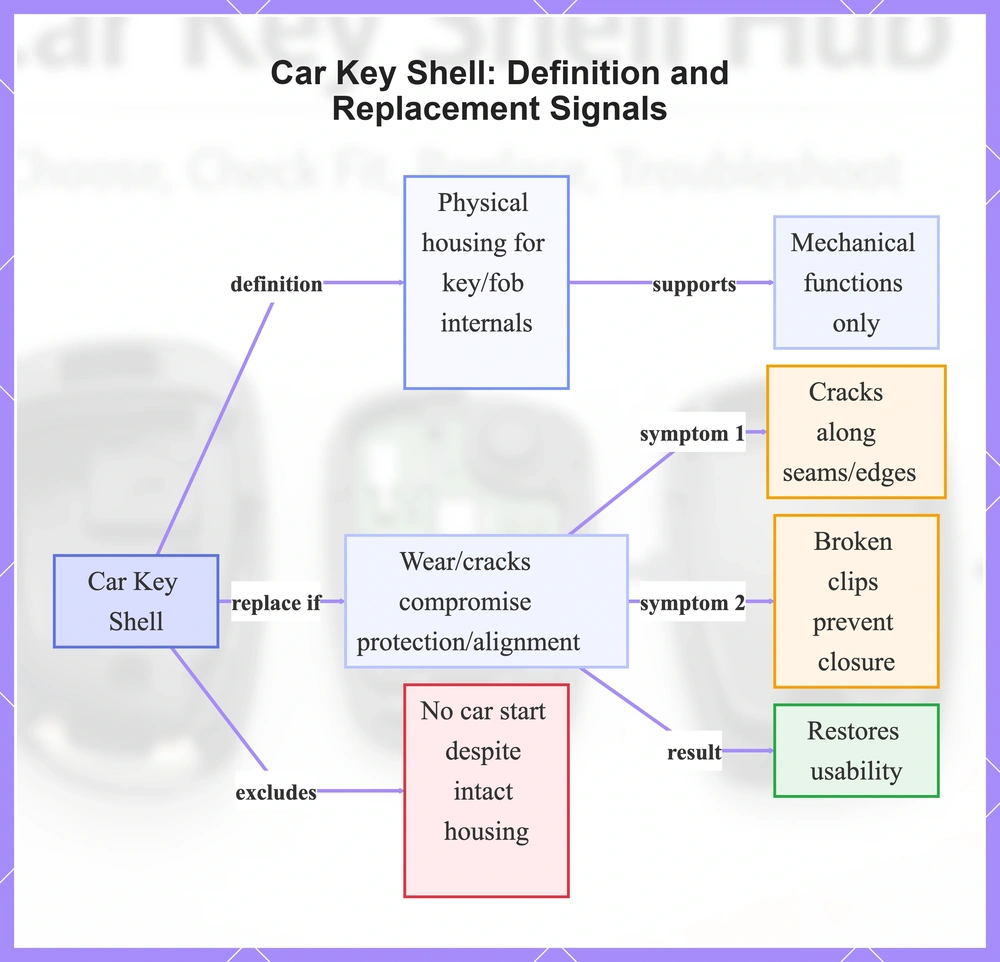 Car Key Shell: Definition and Replacement Signals