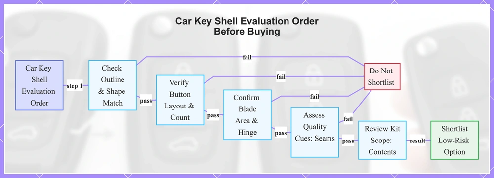 Car Key Shell Evaluation Order Before Buying