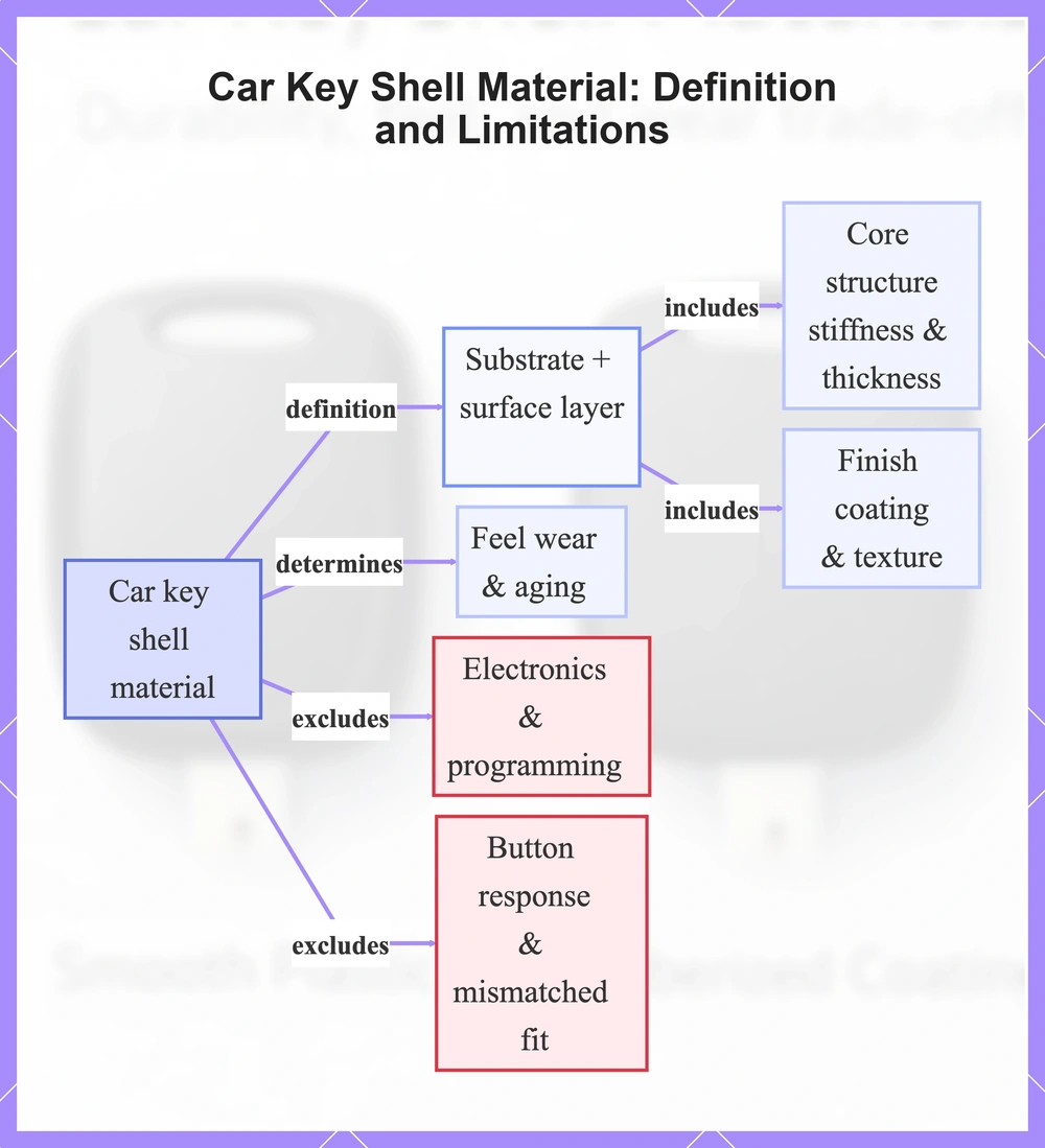 Car Key Shell Material: Definition and Limitations