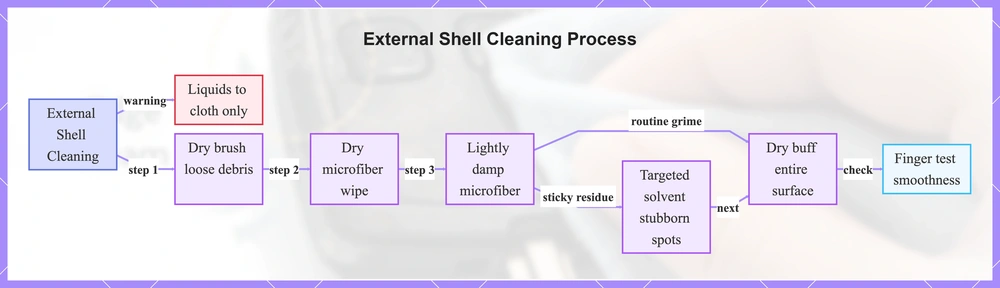 External Shell Cleaning Process