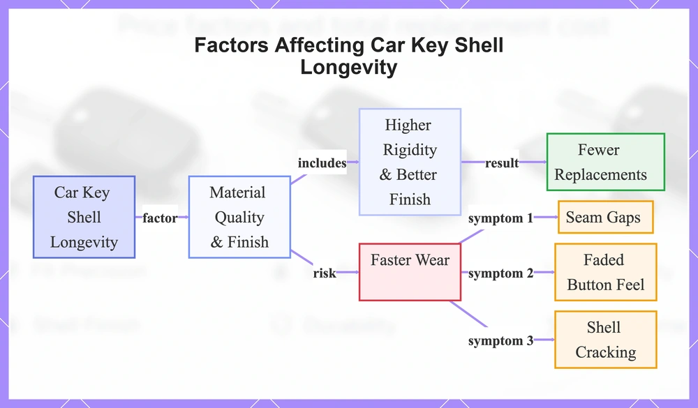 Factors Affecting Car Key Shell Longevity