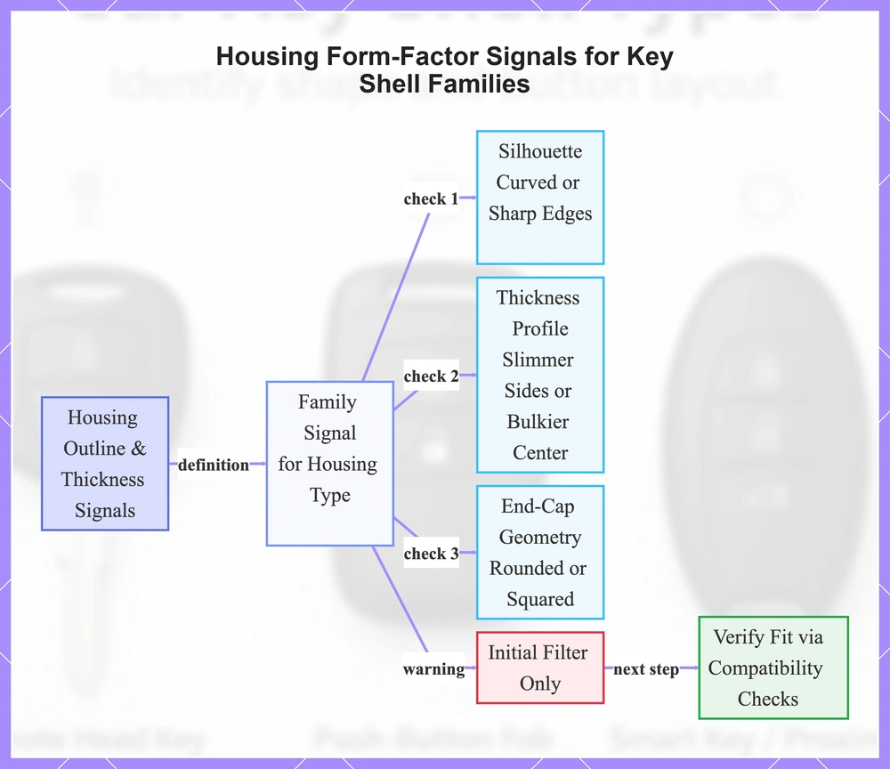 Housing Form-Factor Signals for Key Shell Families