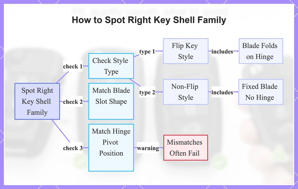 How to Spot Right Key Shell Family