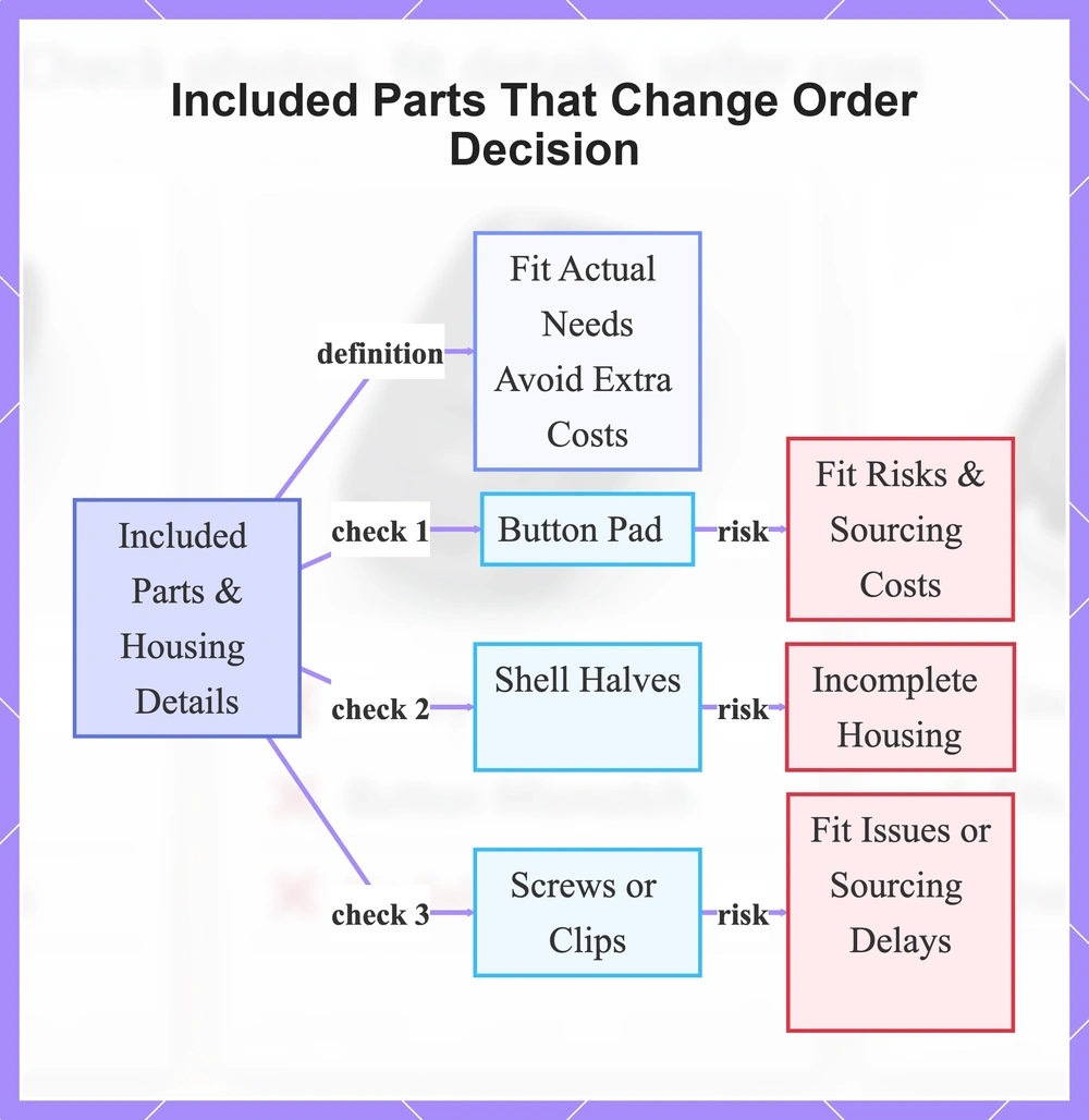 Included Parts That Change Order Decision