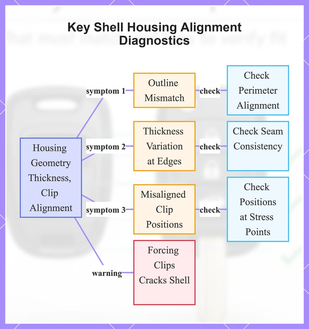 Key Shell Housing Alignment Diagnostics