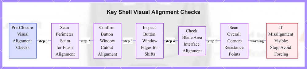 Key Shell Visual Alignment Checks