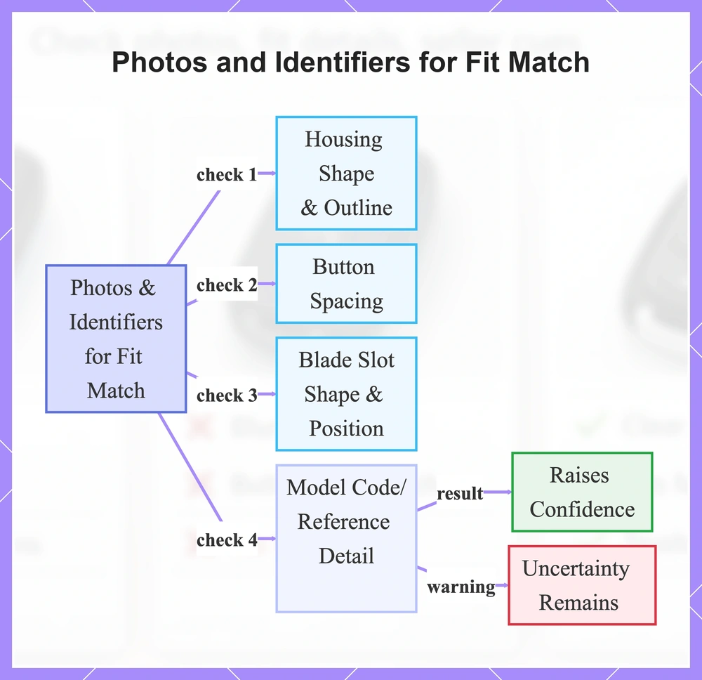 Photos and Identifiers for Fit Match