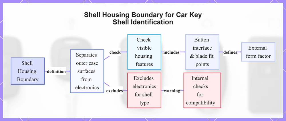 Shell Housing Boundary for Car Key Shell Identification