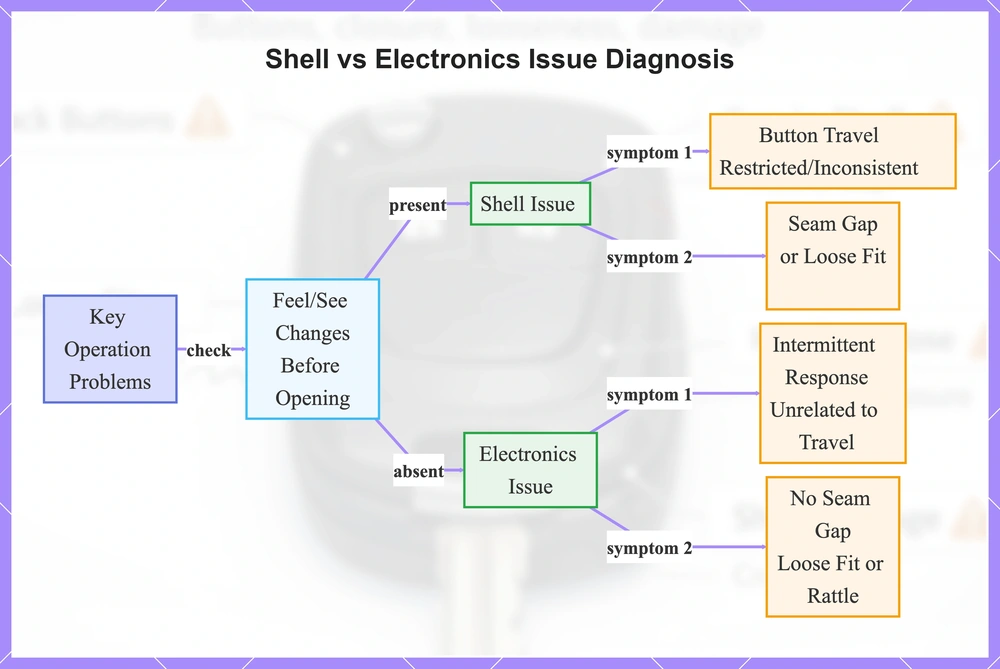 Shell vs Electronics Issue Diagnosis