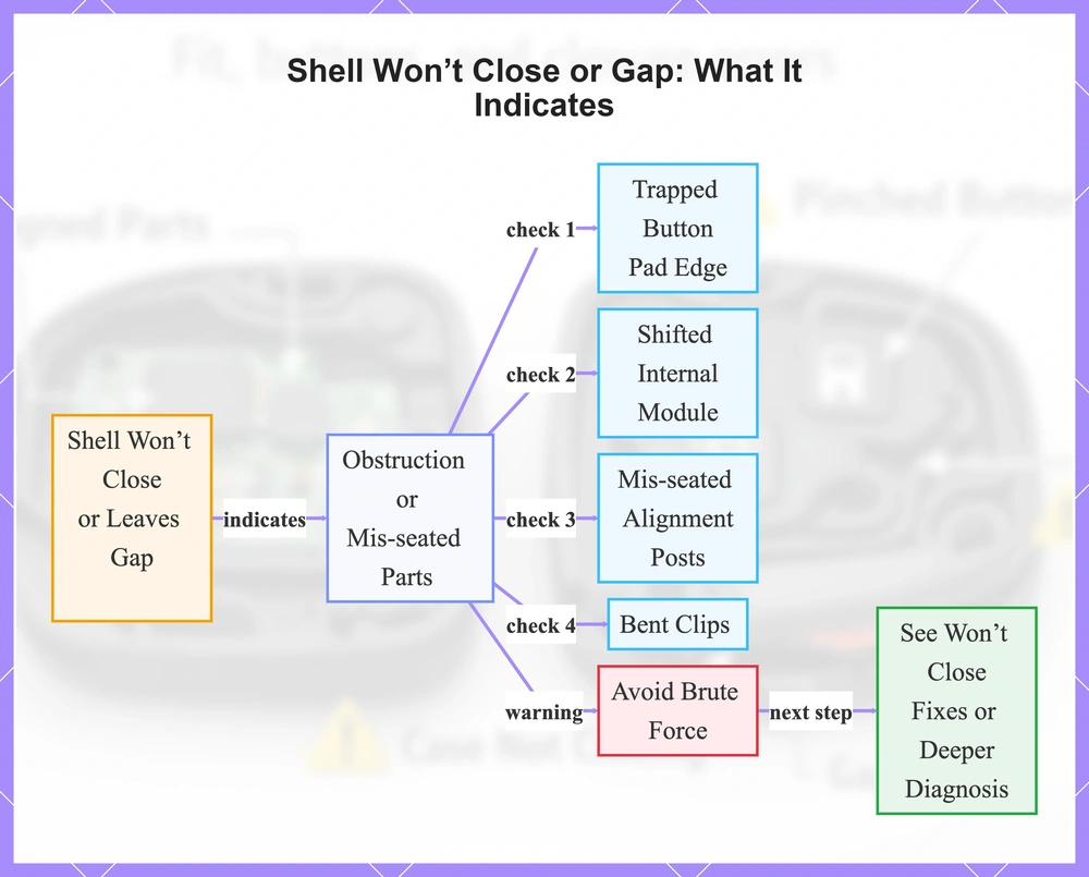 Shell Won’t Close or Gap: What It Indicates