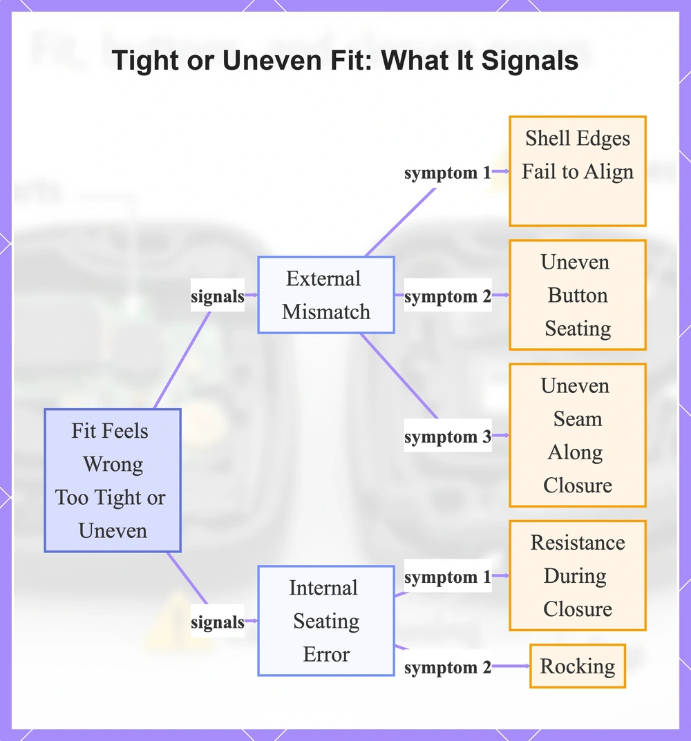 Tight or Uneven Fit: What It Signals