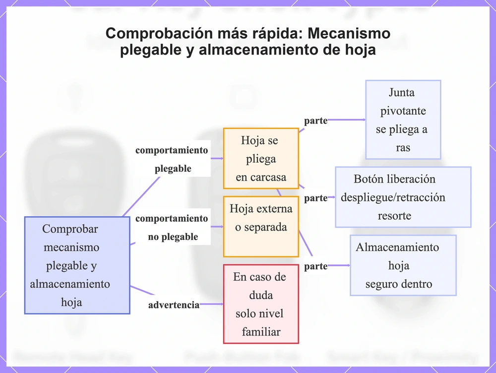 Comprobación más rápida: Mecanismo plegable y almacenamiento de hoja