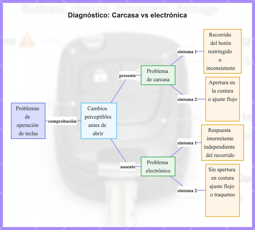 Diagnóstico: Carcasa vs electrónica