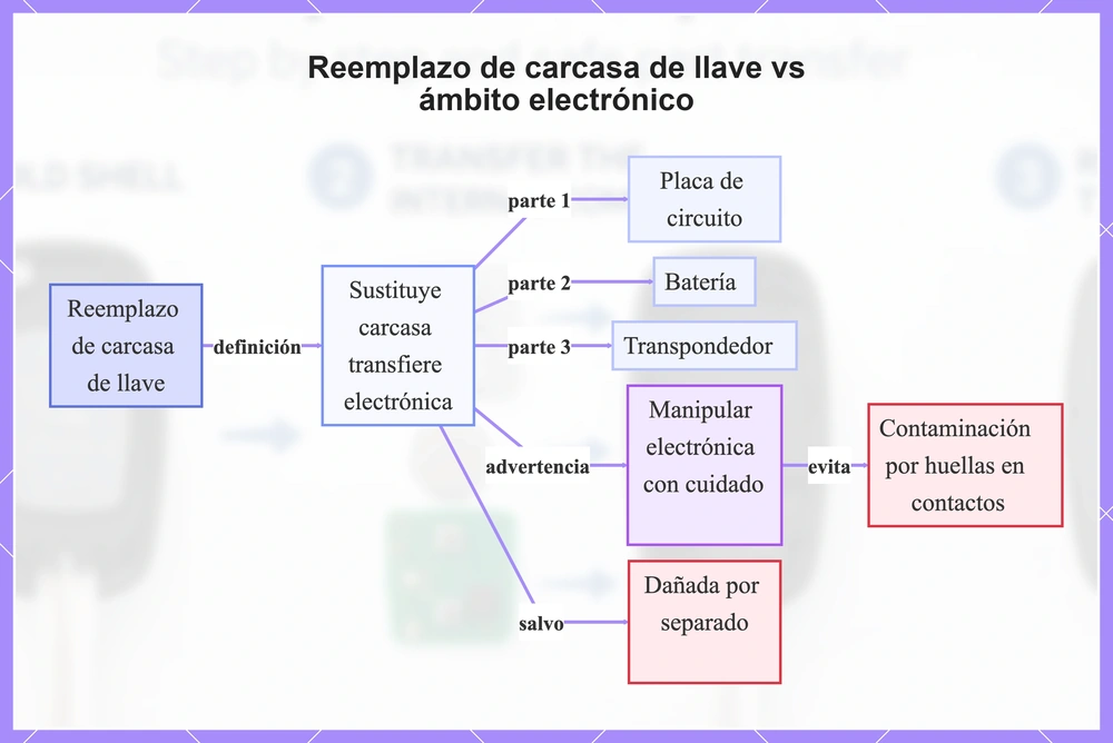 Reemplazo de carcasa de llave vs ámbito electrónico
