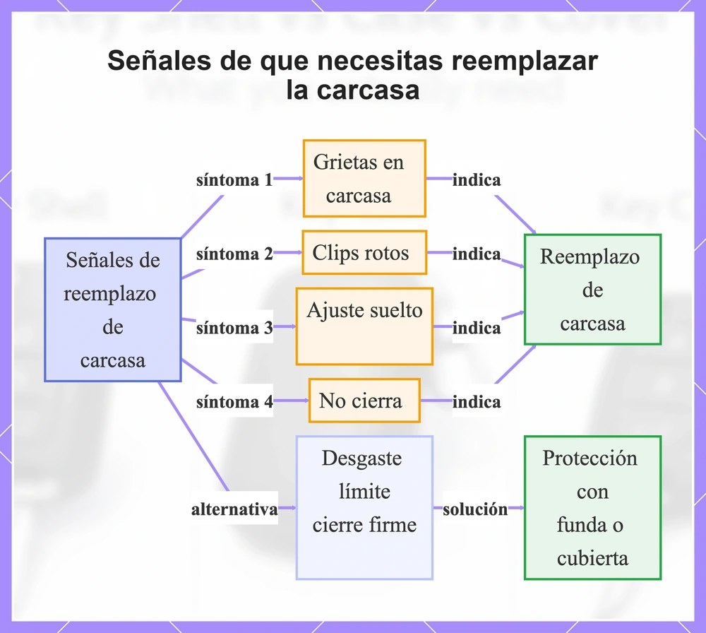 Señales de que necesitas reemplazar la carcasa