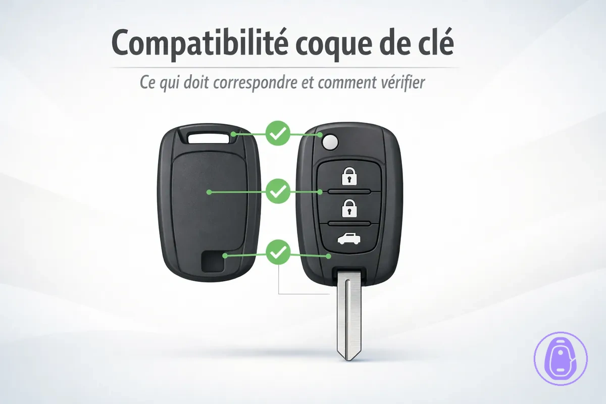 Illustration de contrôle d’ajustement : forme, disposition des boutons et alignement de la zone de lame.