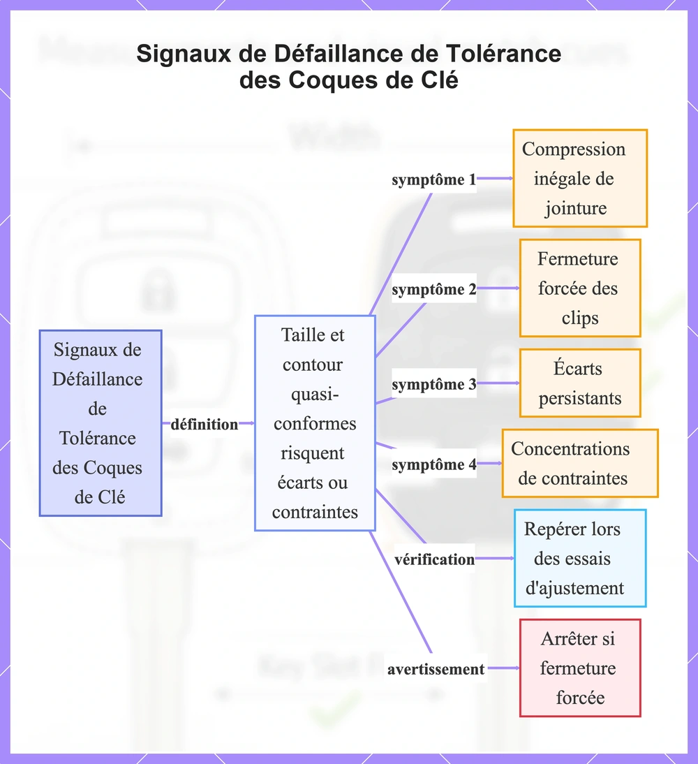 Signaux de Défaillance de Tolérance des Coques de Clé