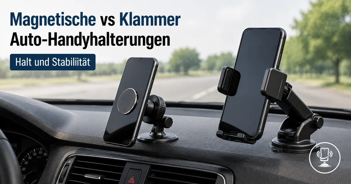 Magnetische und Klammer-Mechanismen von Auto-Handyhalterungen mit Fokus auf Haltekraft und Stabilität