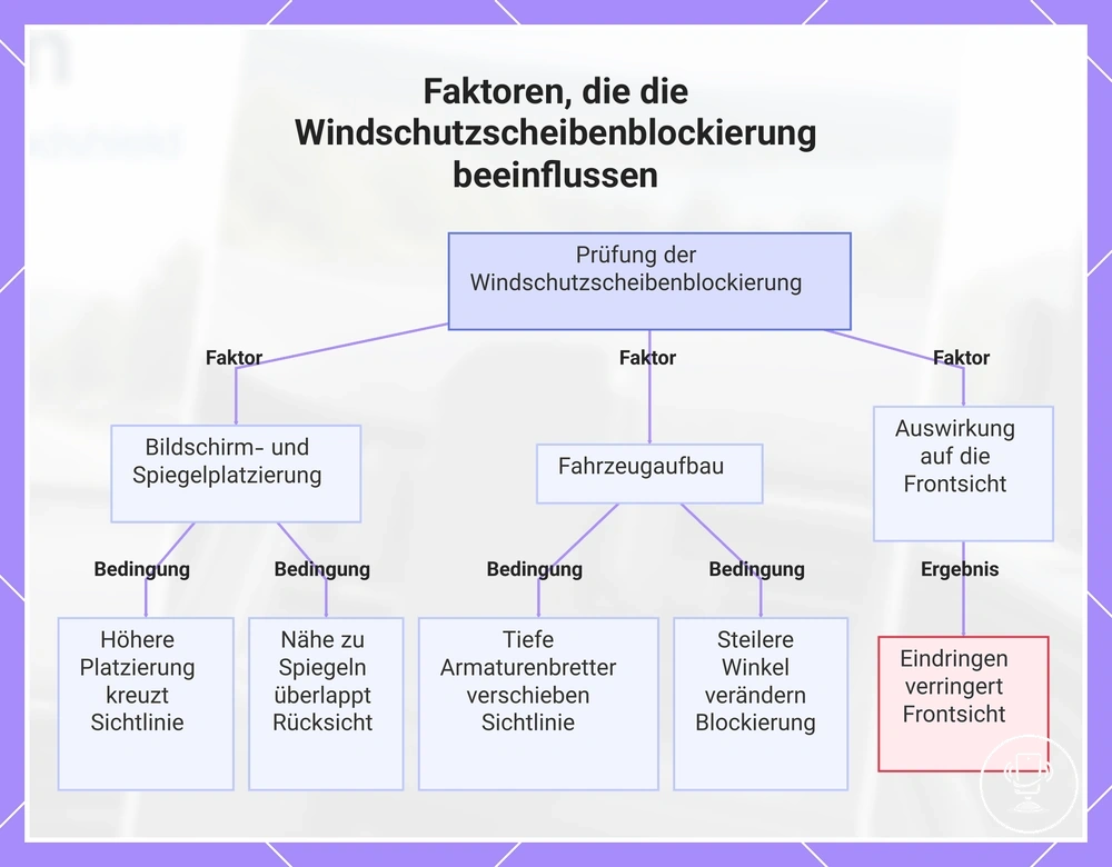 Faktoren, die die Windschutzscheibenblockierung beeinflussen