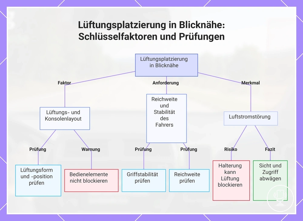 Lüftungsplatzierung in Blicknähe: Schlüsselfaktoren und Prüfungen