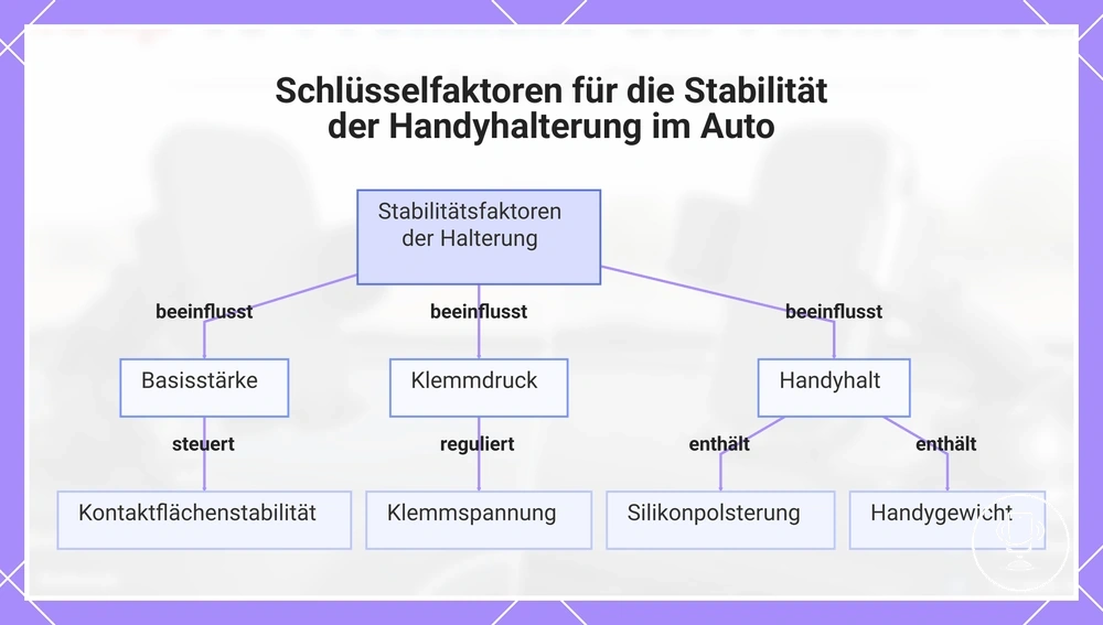 Schlüsselfaktoren für die Stabilität der Handyhalterung im Auto