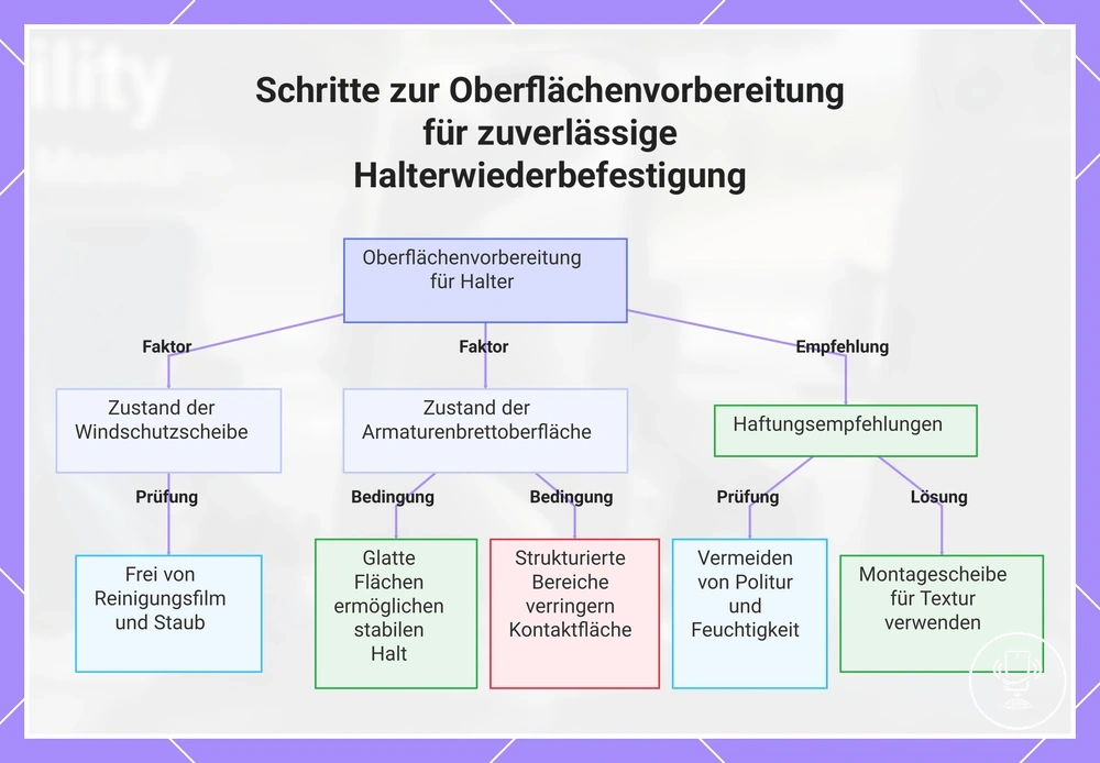 Schritte zur Oberflächenvorbereitung für zuverlässige Halterwiederbefestigung