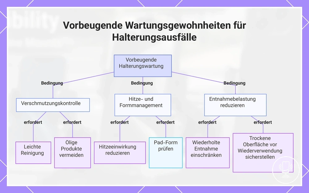 Vorbeugende Wartungsgewohnheiten für Halterungsausfälle