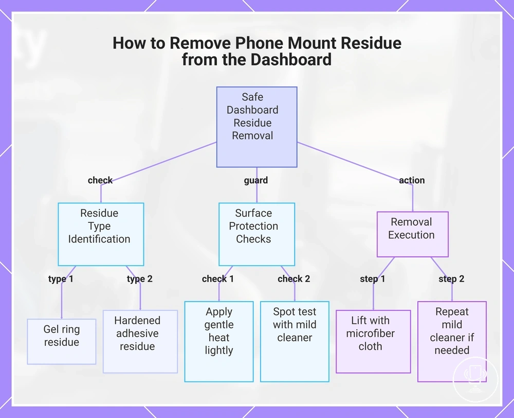 How to Remove Phone Mount Residue from the Dashboard