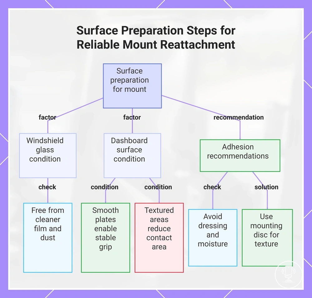 Surface Preparation Steps for Reliable Mount Reattachment