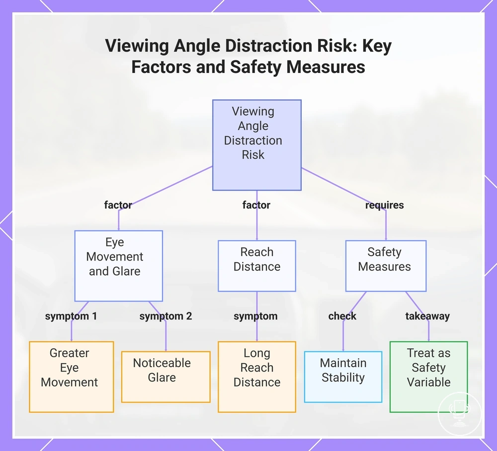 Viewing Angle Distraction Risk: Key Factors and Safety Measures