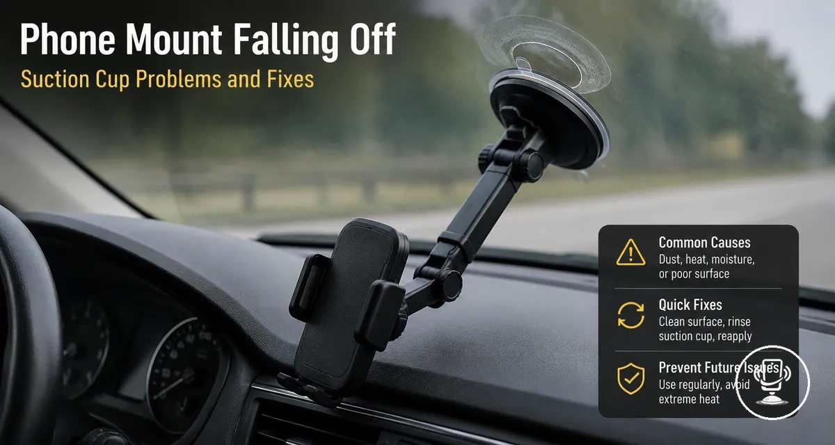 Car vent clip phone mount attached to air vent showing grip mechanism and stability structure