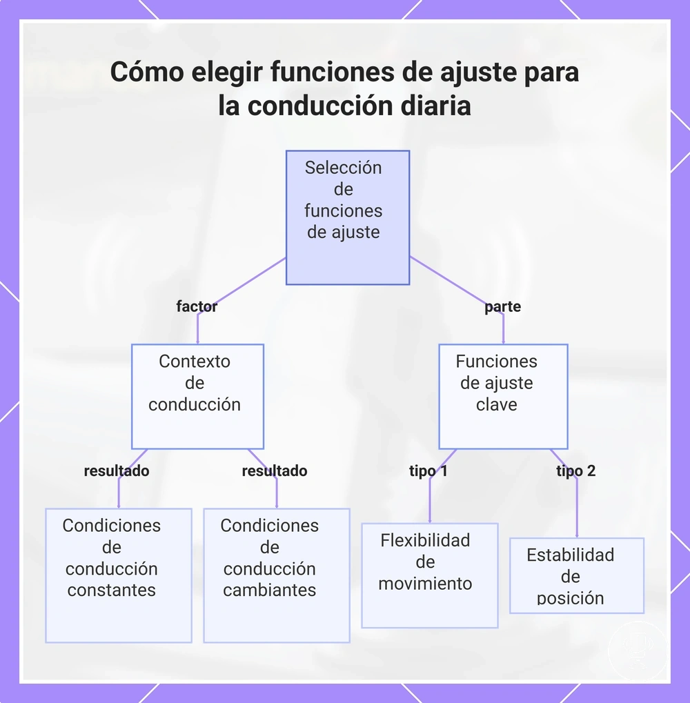 Cómo elegir funciones de ajuste para la conducción diaria