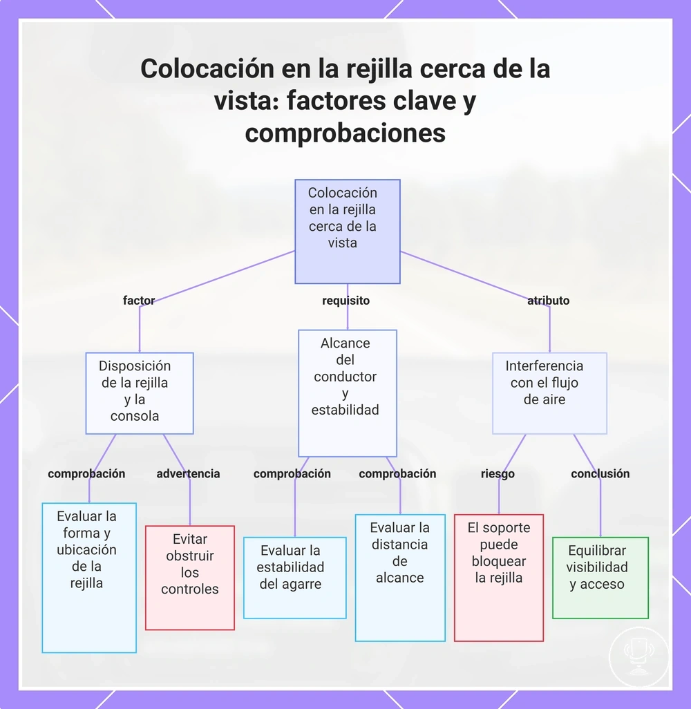 Colocación en la rejilla cerca de la vista: factores clave y comprobaciones