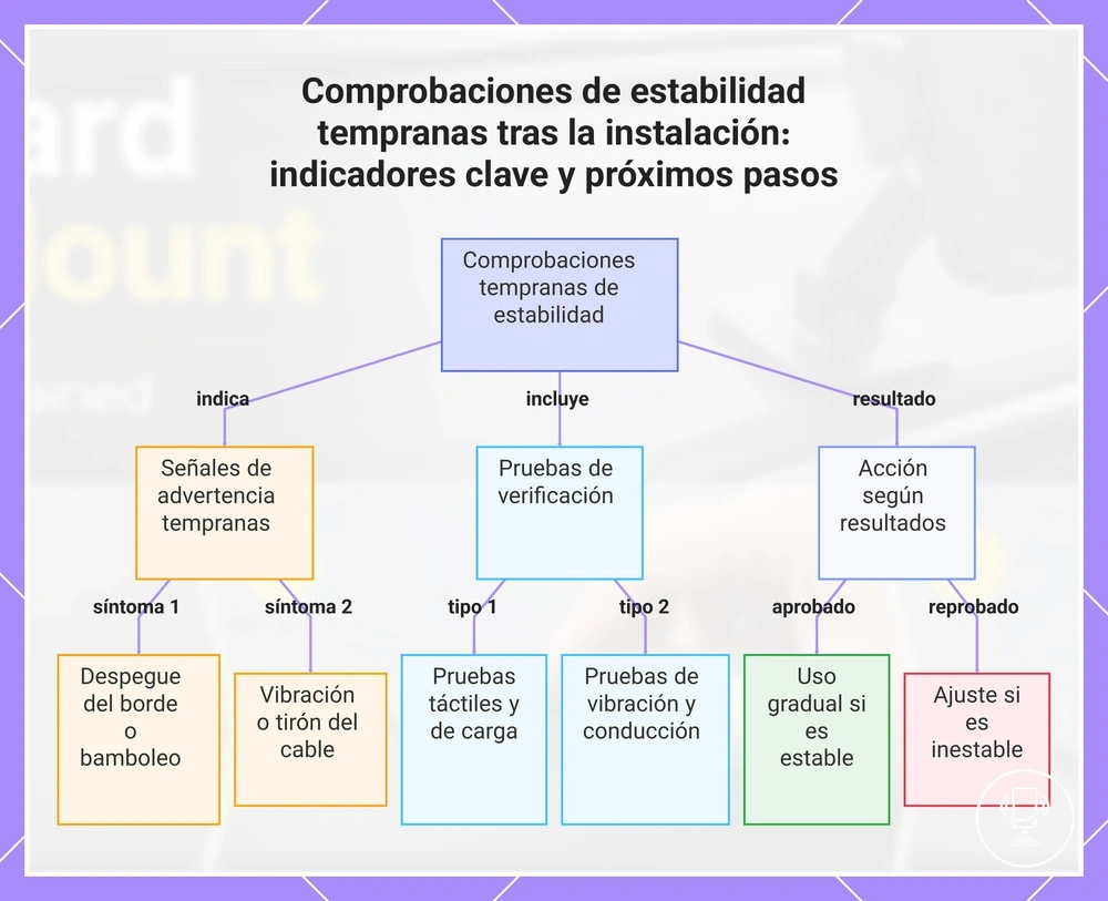 Comprobaciones de estabilidad tempranas tras la instalación: indicadores clave y próximos pasos