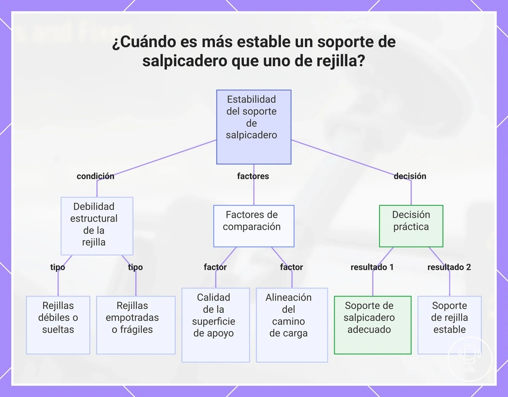 ¿Cuándo es más estable un soporte de salpicadero que uno de rejilla?