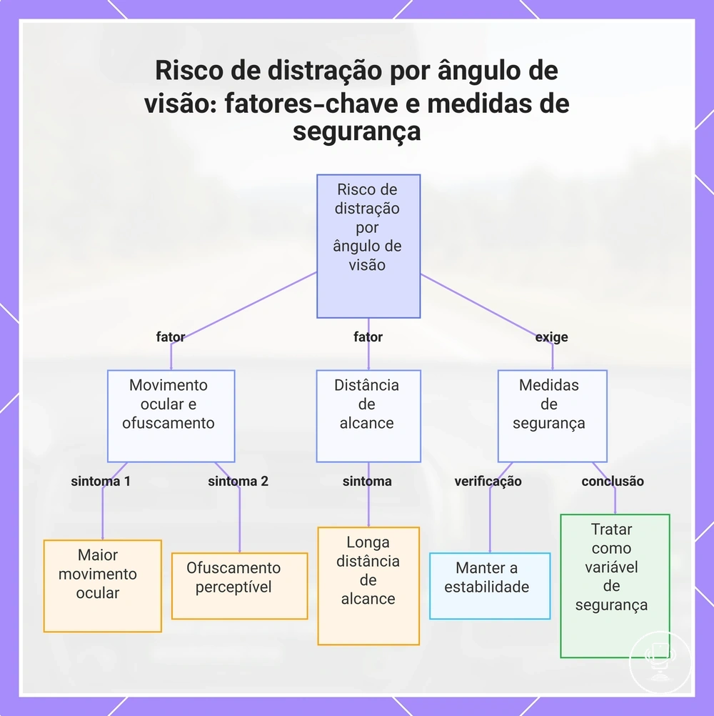 Risco de distração por ângulo de visão: fatores-chave e medidas de segurança