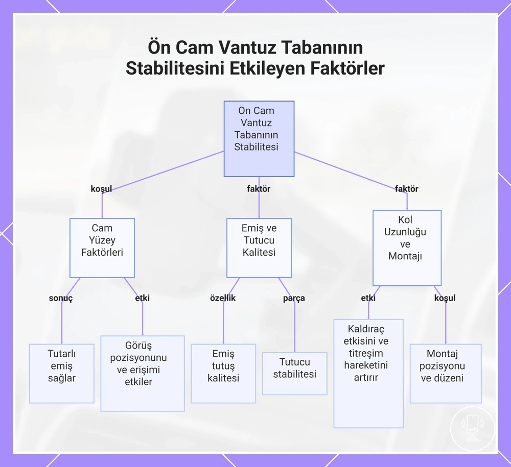 Ön Cam Vantuz Tabanının Stabilitesini Etkileyen Faktörler