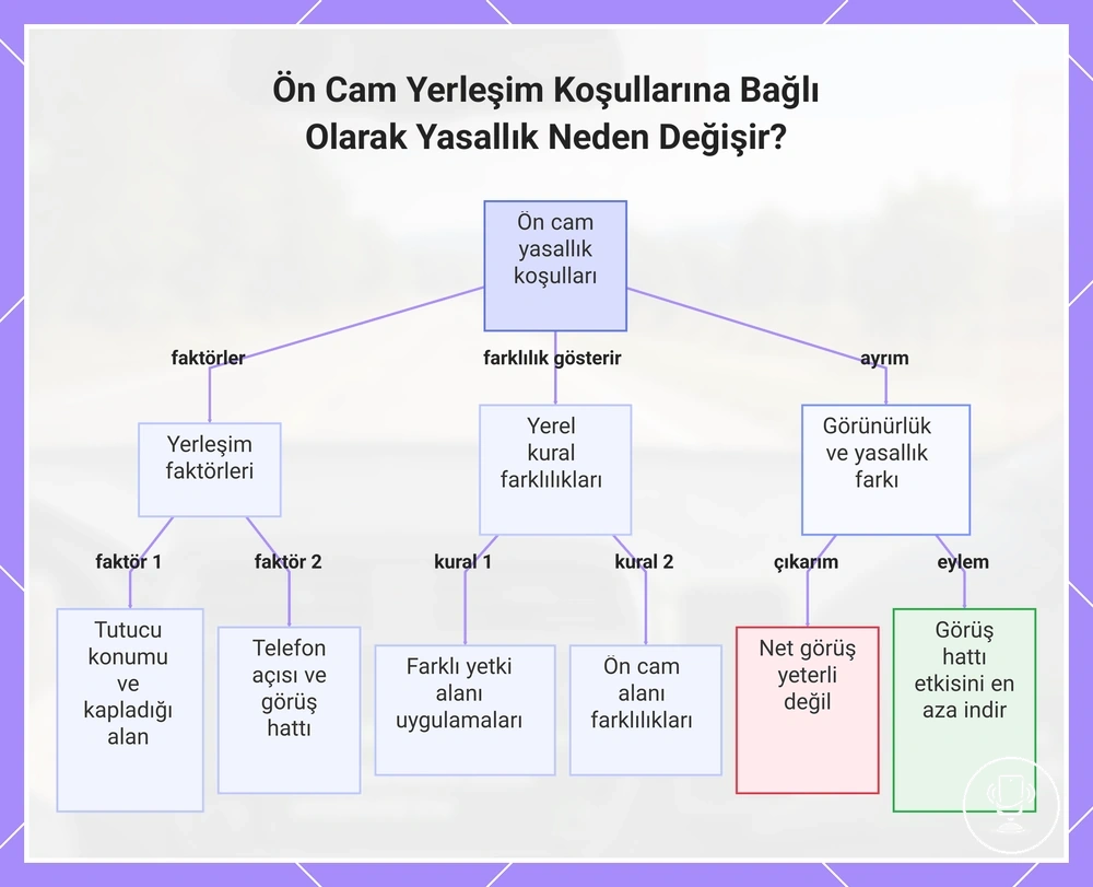 Ön Cam Yerleşim Koşullarına Bağlı Olarak Yasallık Neden Değişir?