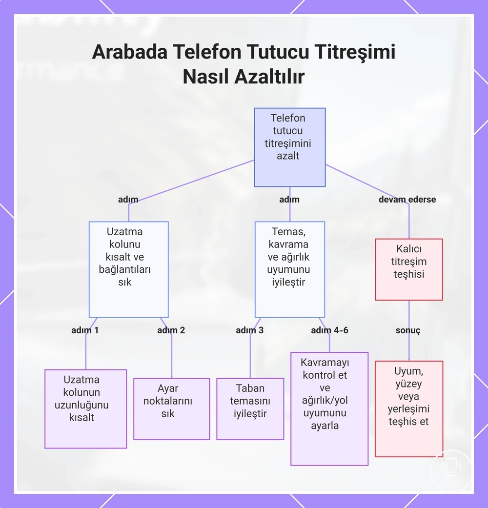Arabada Telefon Tutucu Titreşimi Nasıl Azaltılır