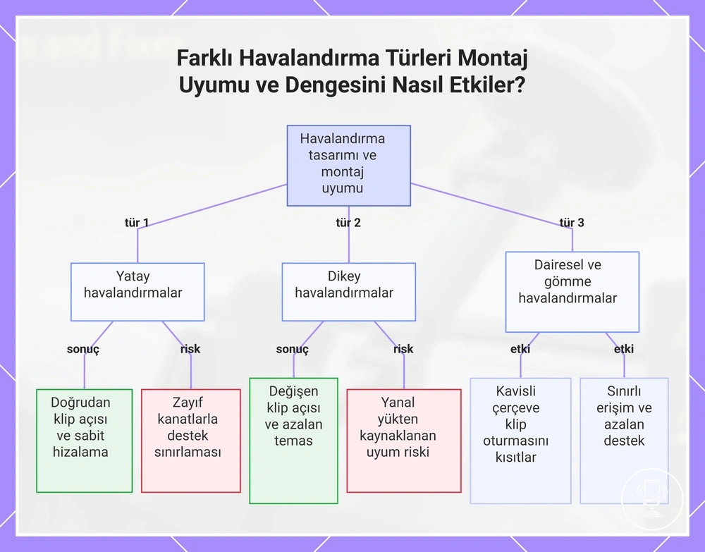 Farklı Havalandırma Türleri Montaj Uyumu ve Dengesini Nasıl Etkiler?