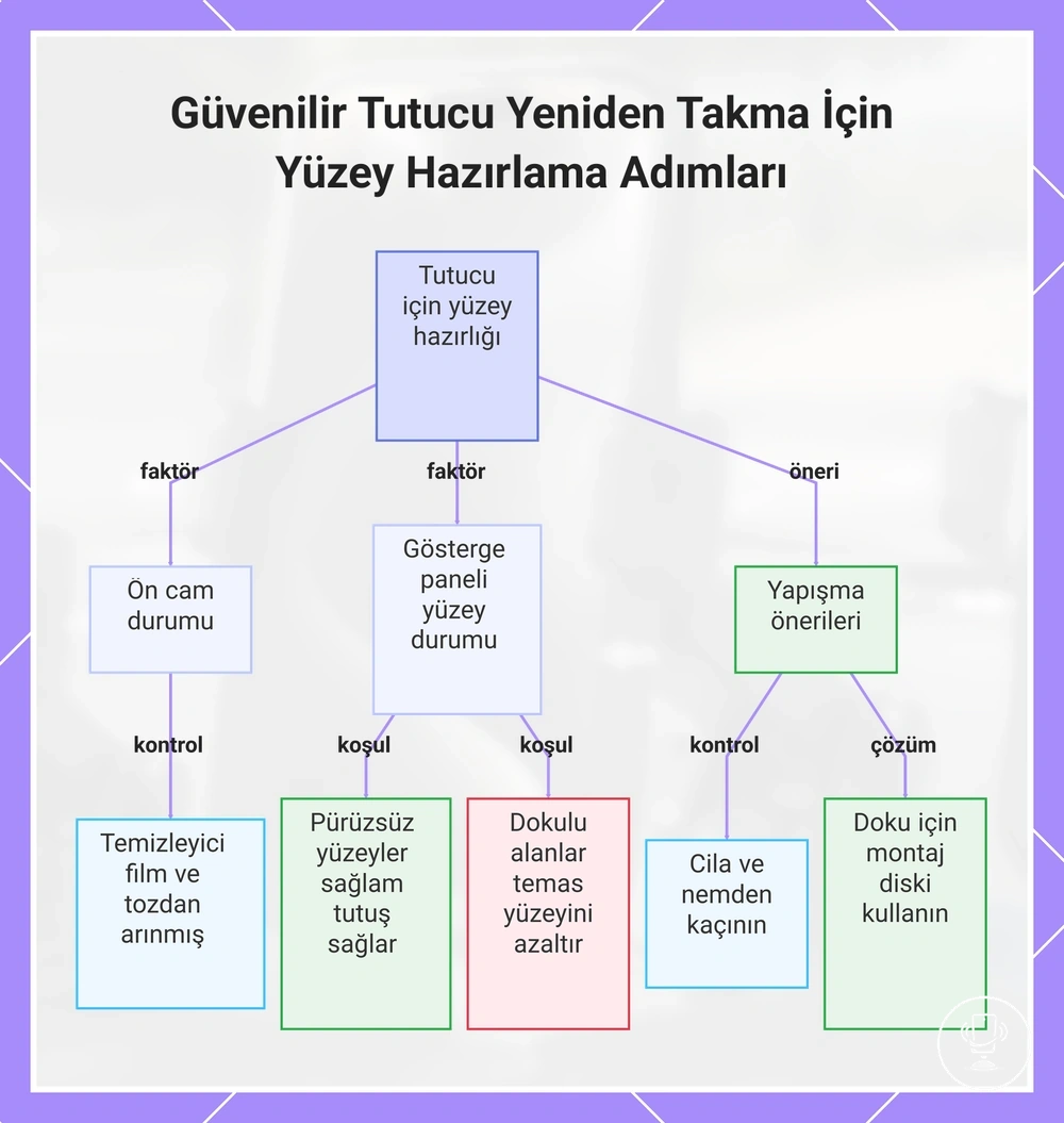 Güvenilir Tutucu Yeniden Takma İçin Yüzey Hazırlama Adımları