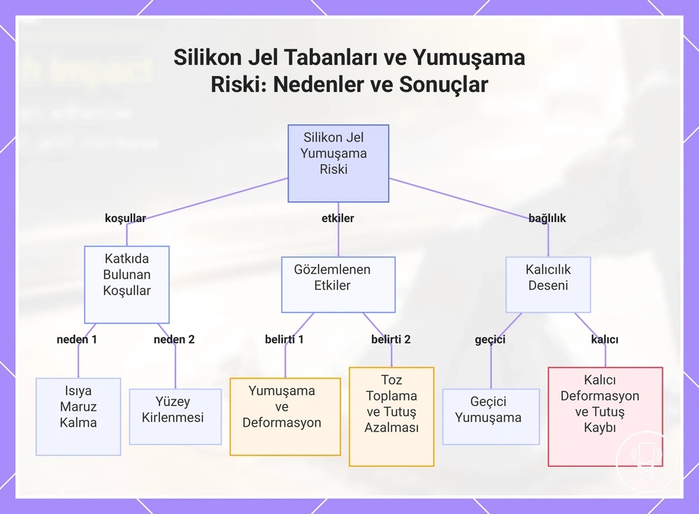 Silikon Jel Tabanları ve Yumuşama Riski: Nedenler ve Sonuçlar