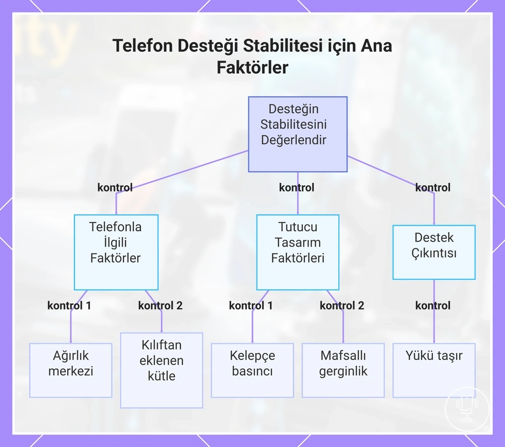 Telefon Desteği Stabilitesi için Ana Faktörler