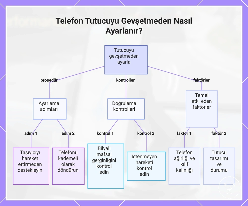 Telefon Tutucuyu Gevşetmeden Nasıl Ayarlanır?